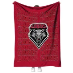 new mexico lobos bold red quilt blanket best selling