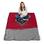 new mexico lobos dot illusion red quilt blanket best selling
