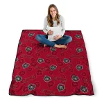 new mexico lobos solid classic red quilt blanket best selling