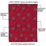 new mexico lobos solid classic red quilt blanket best selling