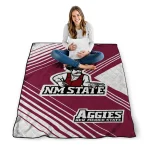 new mexico state aggies arrow layers crimson quilt blanket best selling