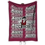 new mexico state aggies bold red crimson quilt blanket best selling