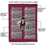 new mexico state aggies bold red crimson quilt blanket best selling