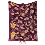 new mexico state aggies hibiscus foliage crimson quilt blanket best selling