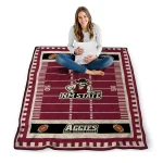 new mexico state aggies mickey player crimson quilt blanket best selling