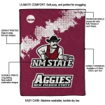 new mexico state aggies paint trail crimson quilt blanket best selling