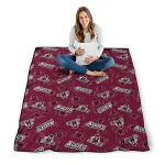 new mexico state aggies solid classic crimson quilt blanket best selling