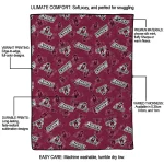 new mexico state aggies solid classic crimson quilt blanket best selling