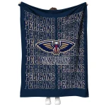 new orleans pelicans bold red navy quilt blanket best selling
