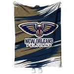 new orleans pelicans wild lines navy white quilt blanket best selling