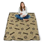 new orleans saints solid classic gold quilt blanket best selling
