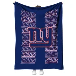 new york giants bold red blue quilt blanket best selling