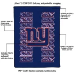 new york giants bold red blue quilt blanket best selling
