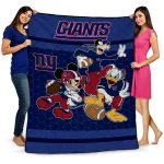 New York Giants Disney Football Blue Quilt Blanket 1 new york giants disney football blue quilt blanket best selling