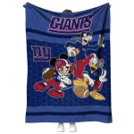 new york giants disney football blue quilt blanket best selling