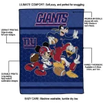 new york giants disney football blue quilt blanket best selling