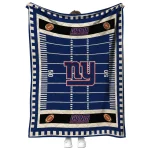 new york giants mickey player blue quilt blanket best selling