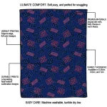 new york giants solid classic blue quilt blanket best selling