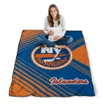 new york islanders arrow layers blue quilt blanket best selling