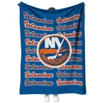 new york islanders bold red blue quilt blanket best selling