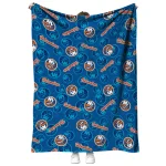 new york islanders solid classic blue quilt blanket best selling