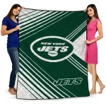 new york jets arrow layers green quilt blanket best selling
