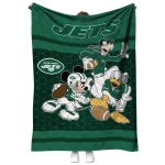 new york jets disney football green quilt blanket best selling