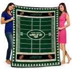 new york jets mickey player green quilt blanket best selling