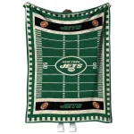 new york jets mickey player green quilt blanket best selling