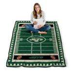 new york jets mickey player green quilt blanket best selling
