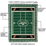 new york jets mickey player green quilt blanket best selling