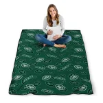 new york jets solid classic green quilt blanket best selling