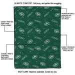 new york jets solid classic green quilt blanket best selling
