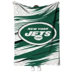 new york jets wild lines green white quilt blanket best selling
