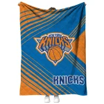 new york knicks arrow layers blue quilt blanket best selling