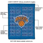 new york knicks bold red blue quilt blanket best selling