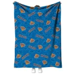 new york knicks solid classic blue quilt blanket best selling