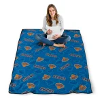 new york knicks solid classic blue quilt blanket best selling