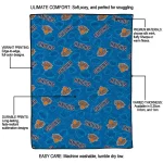 new york knicks solid classic blue quilt blanket best selling