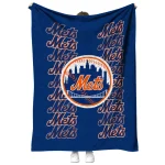 new york mets bold red blue quilt blanket best selling