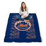 new york mets bold red blue quilt blanket best selling