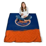 new york mets dot illusion blue quilt blanket best selling