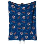 new york mets solid classic blue quilt blanket best selling