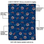 new york mets solid classic blue quilt blanket best selling
