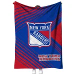 new york rangers arrow layers blue quilt blanket best selling