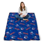 new york rangers solid classic blue quilt blanket best selling