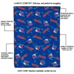 new york rangers solid classic blue quilt blanket best selling
