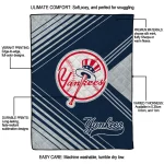 new york yankees arrow layers navy quilt blanket best selling