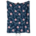 new york yankees solid classic navy quilt blanket best selling