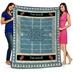 north carolina tar heels mickey player light blue quilt blanket best selling